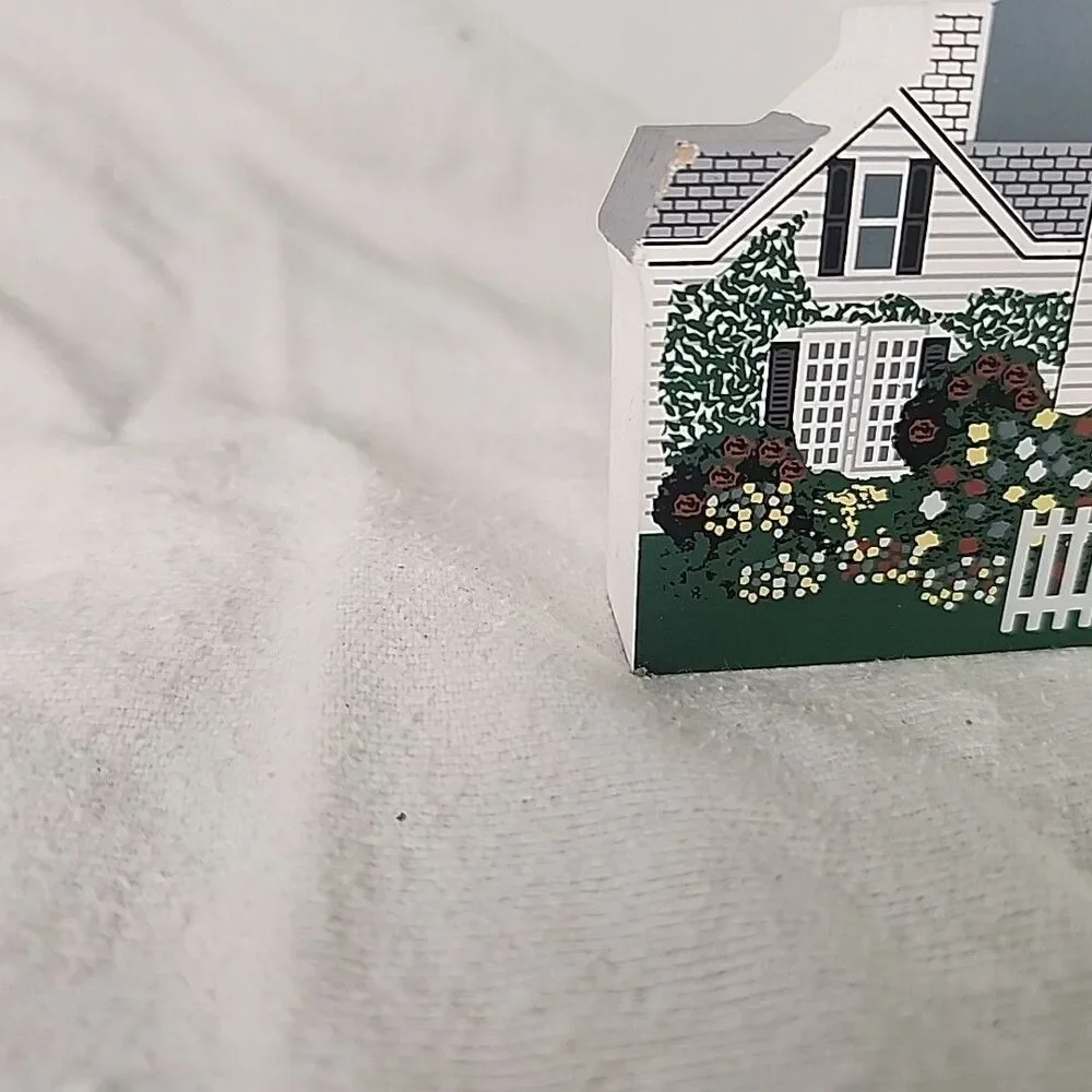 Emily Post House Cat's Meow Village Collectibles Wood 2002 Signed Jaline 02